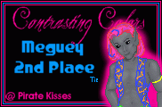 Yay! 2nd in Contrasting Colors at Pirate Kisses. 