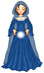 This turned out ok. I like the moon, and the dress, but the cape is still not perfect. Something about the lighting angle, I think.